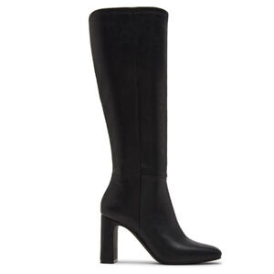 Madden Girl Wisee Black Vegan Leather Boots New in Box Size 10
